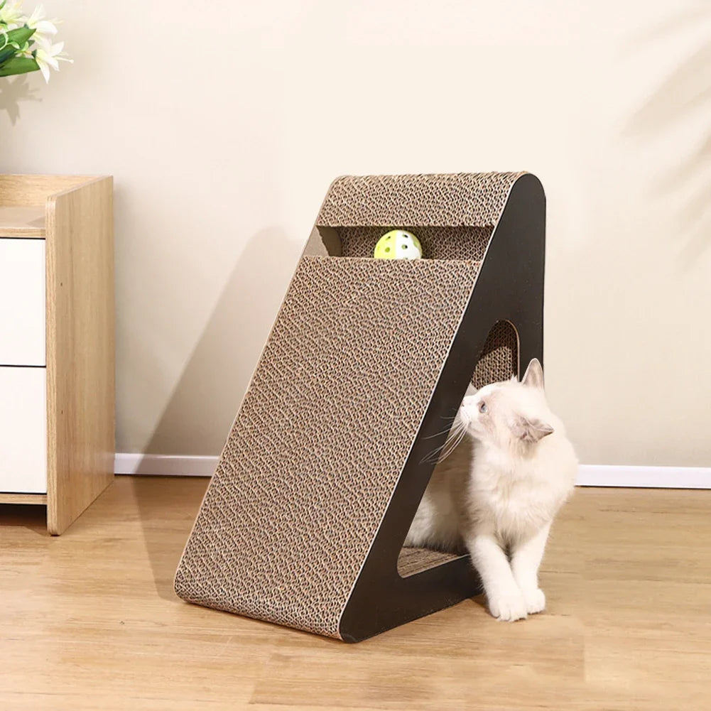 2-in-1 Cat Scratcher Toy