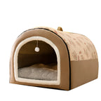 Large Winter Cat House Bed