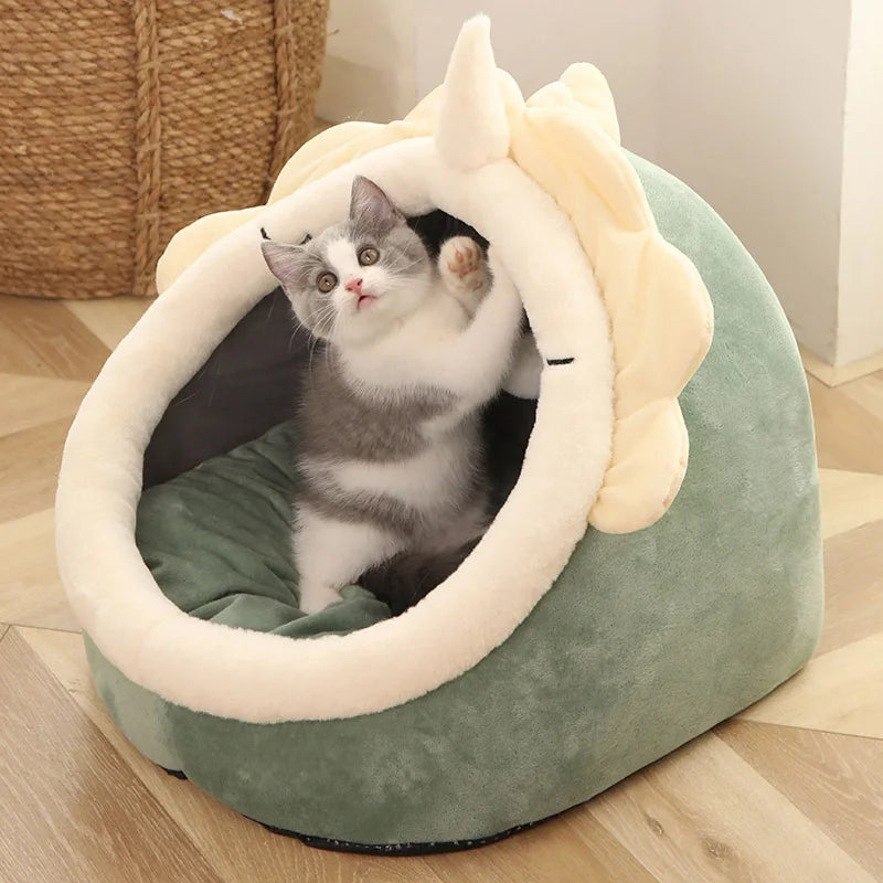 Foldable Deep Sleep Cat Bed