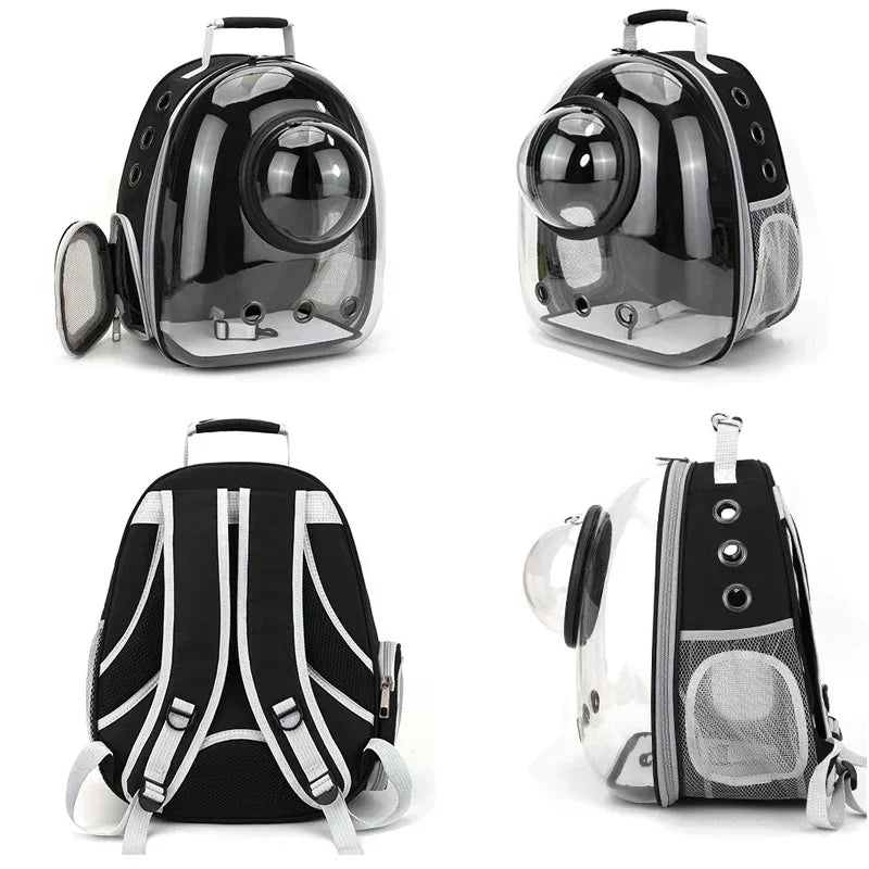 Transparent Space Capsule Pet Backpack