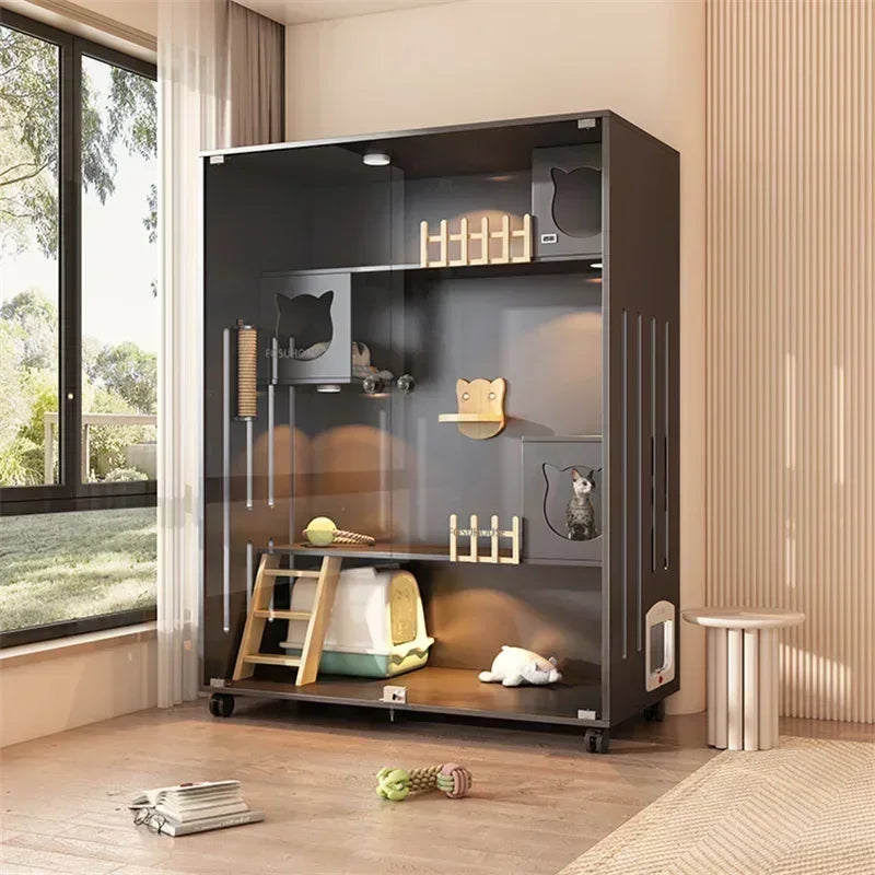 Luxury Wooden Cat Villa