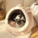 Foldable Deep Sleep Cat Bed