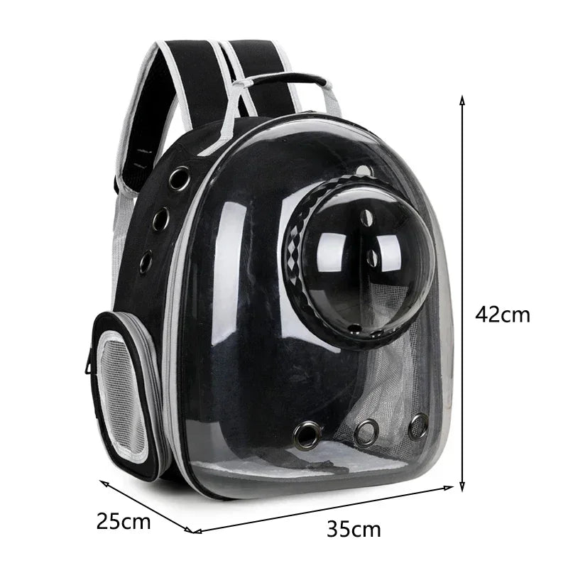 Transparent Space Capsule Pet Backpack