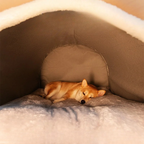 Large Winter Cat House Bed