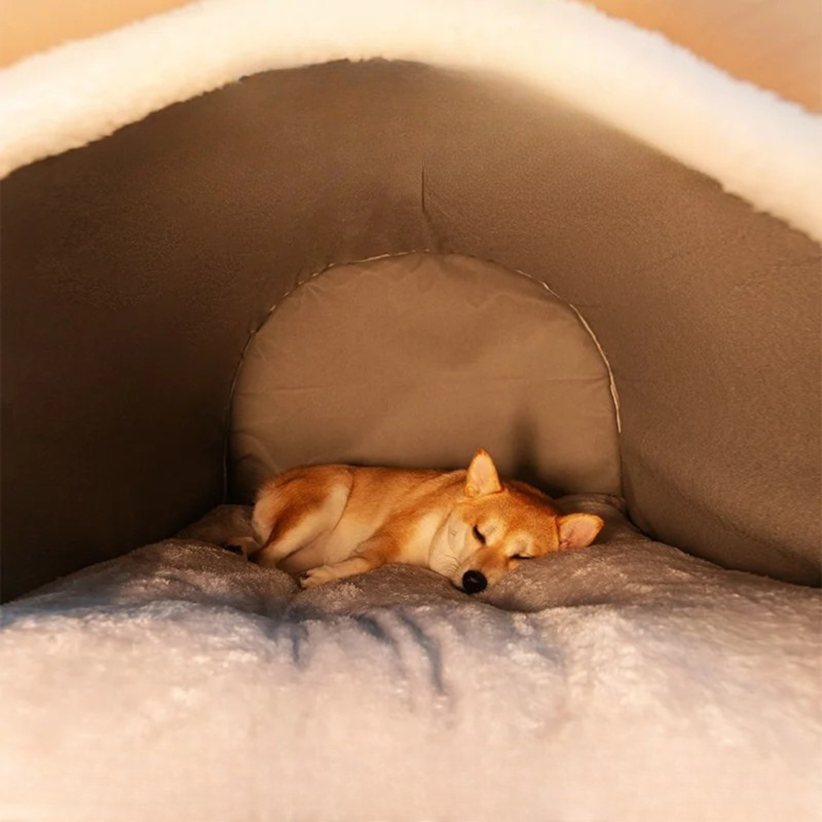 Large Winter Cat House Bed
