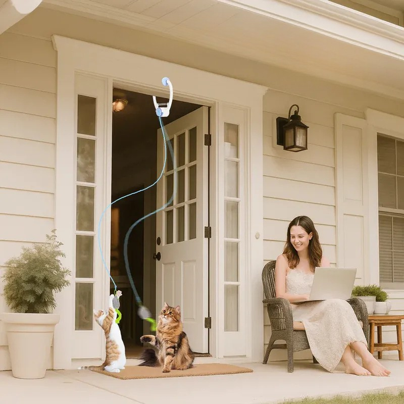 Electric Hanging Cat Toy